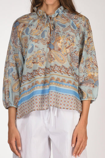 Camicia Elga Azzurro/multicolor Donna - 3