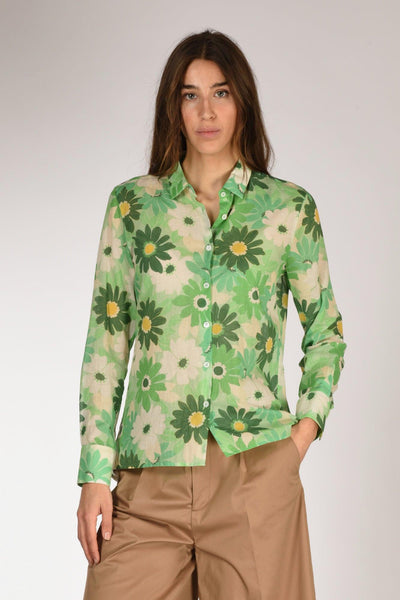 Camicia Andreal Verde/bianco Donna