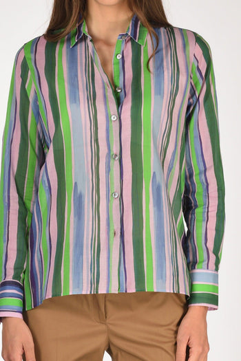 Camicia Andreal Rosa/verde Donna - 3