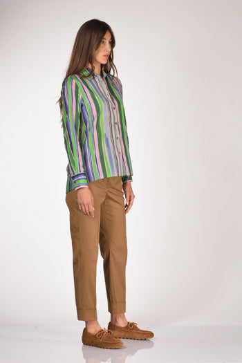 Camicia Andreal Rosa/verde Donna - 4