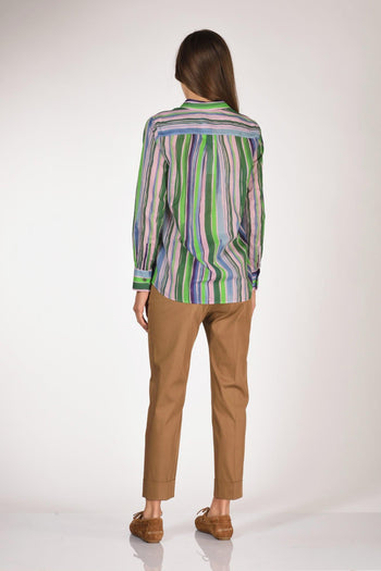 Camicia Andreal Rosa/verde Donna - 5