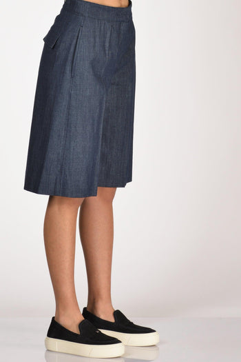 Slowear Bermuda Tella Blu Donna - 5