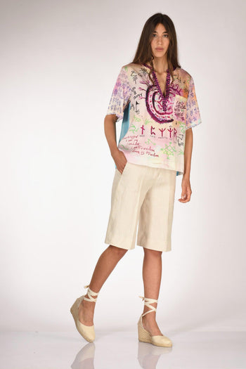 Slowear Bermuda Tella Beige Donna - 2