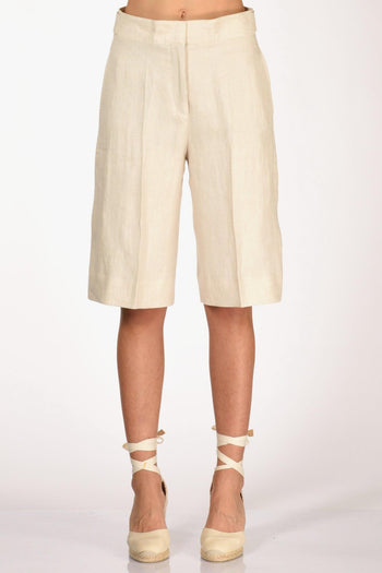 Slowear Bermuda Tella Beige Donna - 3