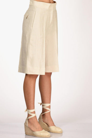 Slowear Bermuda Tella Beige Donna - 4