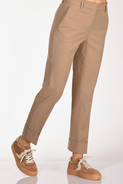 Slowear Pantalone Nevet Beige Scuro Donna