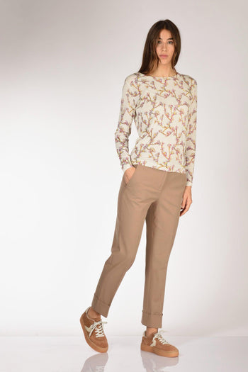 Slowear Pantalone Nevet Beige Scuro Donna - 2