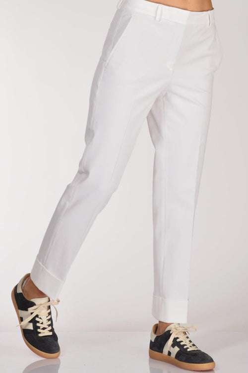 Slowear Pantalone Nevet Bianco Donna