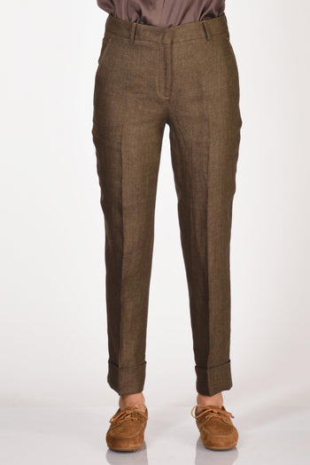 Slowear Pantalone Nevet Marrone Donna - 3