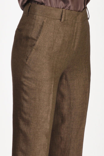 Slowear Pantalone Nevet Marrone Donna - 4