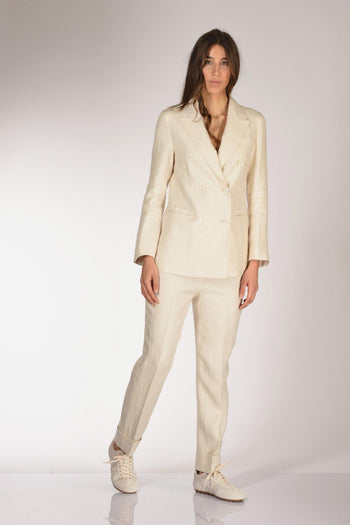 Slowear Pantalone Nevet Beige Chiaro Donna - 2