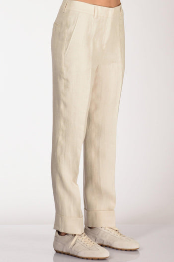 Slowear Pantalone Nevet Beige Chiaro Donna - 4