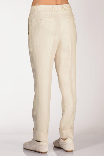 Slowear Pantalone Nevet Beige Chiaro Donna - 6