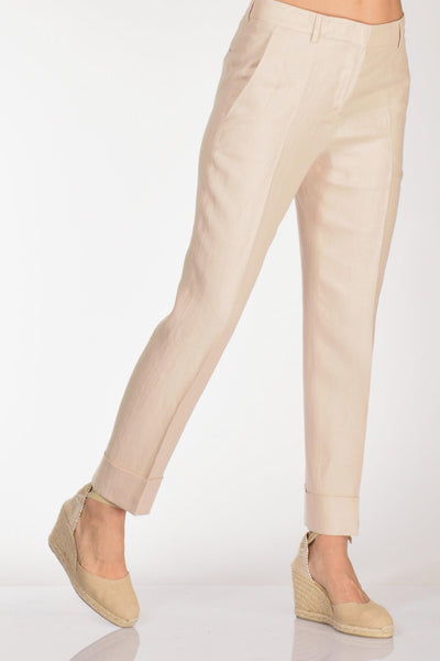 Slowear Pantalone Nevet Beige Rosato Donna