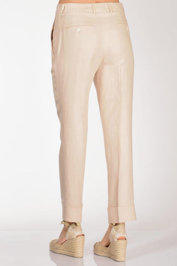 Slowear Pantalone Nevet Beige Rosato Donna - 6