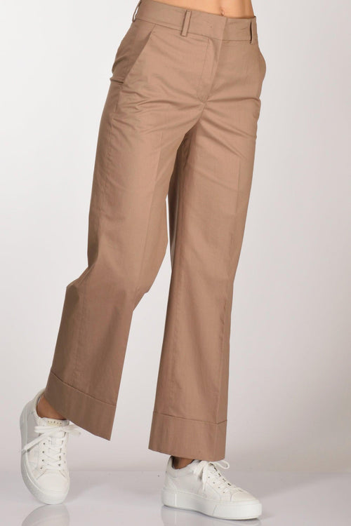 Slowear Pantalone Arlys Beige Scuro Donna