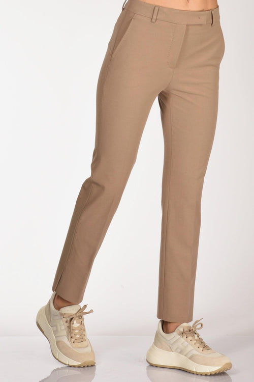 Slowear Pantalone Kimama Beige Scuro Donna