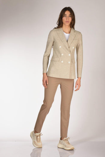 Slowear Pantalone Kimama Beige Scuro Donna - 2