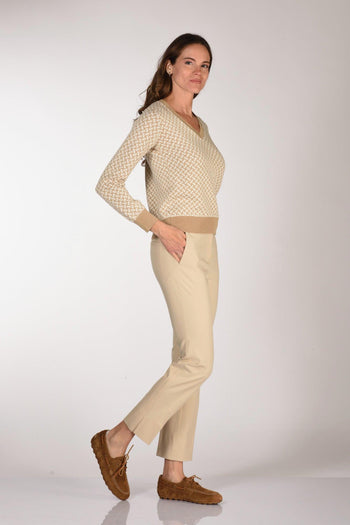 Slowear Pantalone Kimama Beige Donna - 2