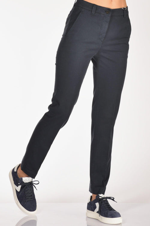 Slowear Pantalone Leyre Blu Scuro Donna