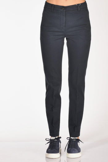 Slowear Pantalone Leyre Blu Scuro Donna - 3