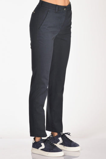 Slowear Pantalone Leyre Blu Scuro Donna - 5
