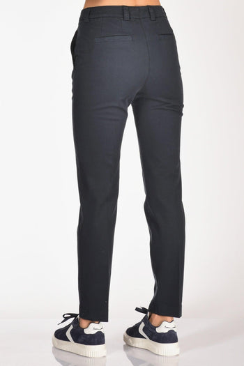 Slowear Pantalone Leyre Blu Scuro Donna - 6