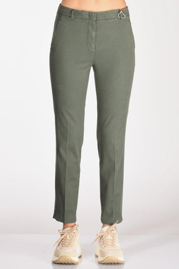 Slowear Pantalone Leyre Verde Scuro Donna - 3