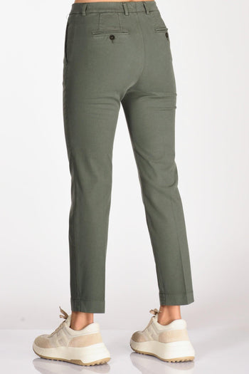 Slowear Pantalone Leyre Verde Scuro Donna - 6