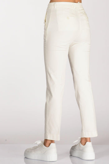 Slowear Pantalone Leyre Bianco Naturale Donna - 6