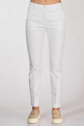 Slowear Pantalone Leyre Bianco Donna - 3