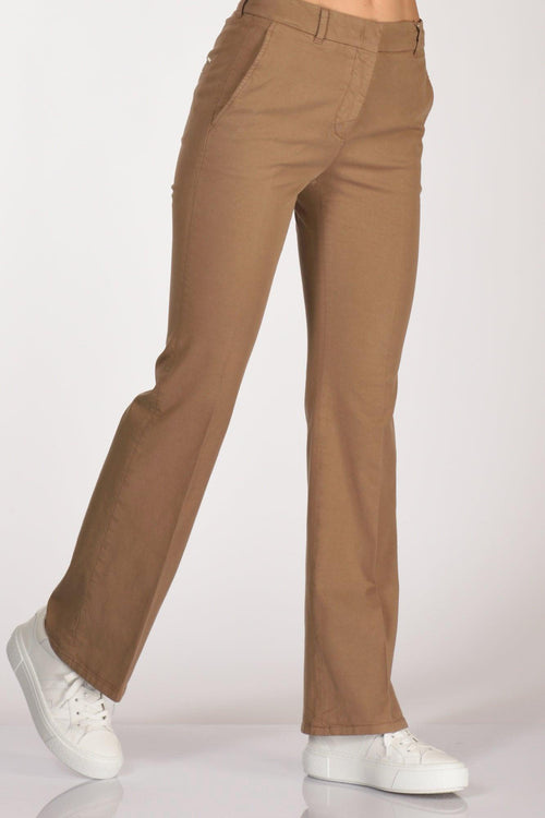 Slowear Pantalone Aylen Beige Scuro Donna