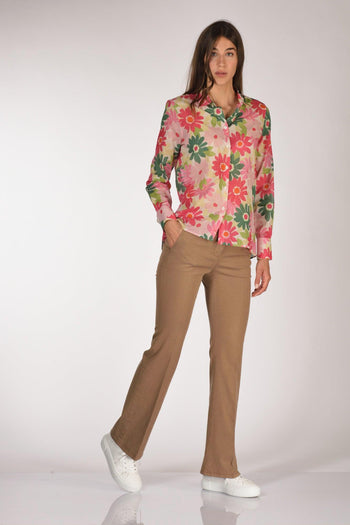 Slowear Pantalone Aylen Beige Scuro Donna - 2