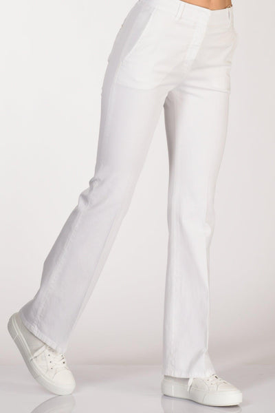 Slowear Pantalone Aylen Bianco Donna