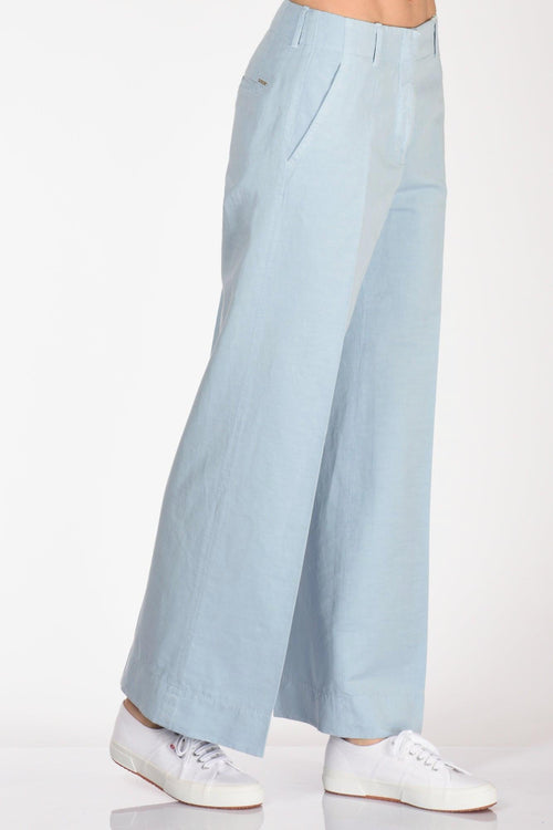 Slowear Pantalone Ilya Azzurro Donna