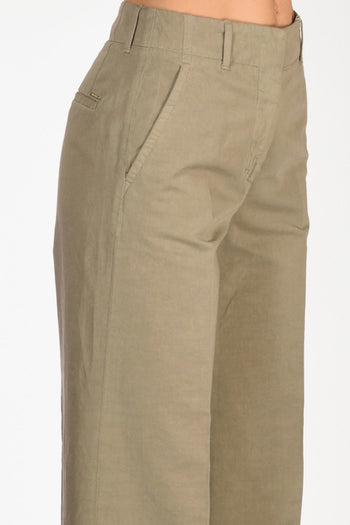 Slowear Pantalone Ilya Verde Donna - 4