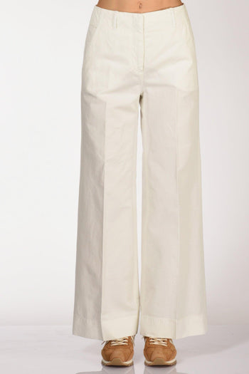 Slowear Pantalone Ilya Bianco Naturale Donna - 3