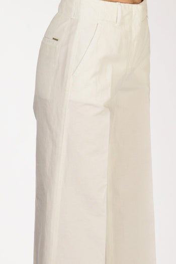 Slowear Pantalone Ilya Bianco Naturale Donna - 4