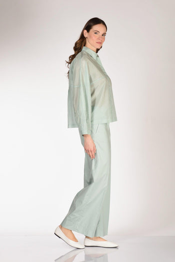 Camicia Gioia Verde Chiaro Donna - 3