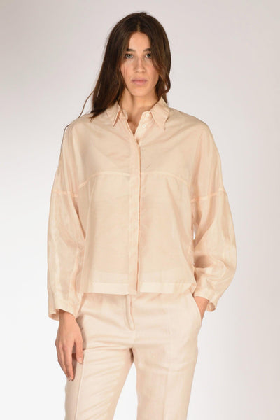 Camicia Gioia Beige Rosato Donna