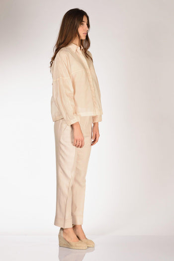 Camicia Gioia Beige Rosato Donna - 4
