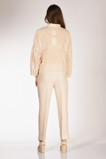 Camicia Gioia Beige Rosato Donna - 5