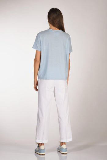 Slowear Maglia V Azzurro Donna - 5
