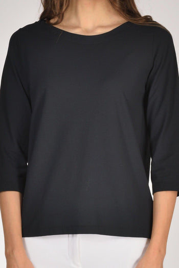Slowear Maglia Scollo Blu Donna - 3