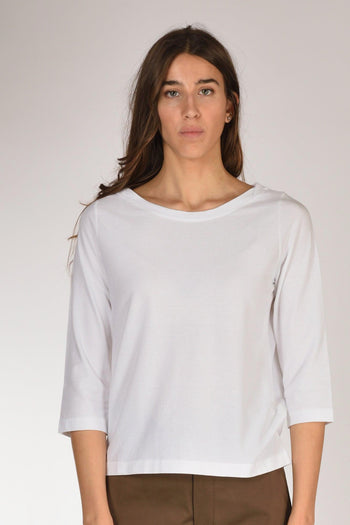 Slowear Maglia Scollo Bianco Donna - 2