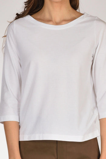 Slowear Maglia Scollo Bianco Donna - 3
