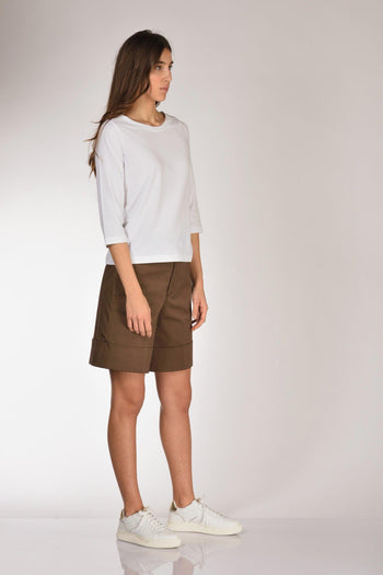 Slowear Maglia Scollo Bianco Donna - 4