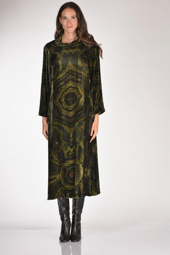 Abito Stampato Verde Donna - 2