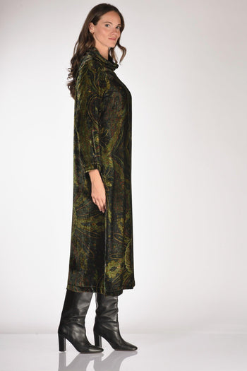 Abito Stampato Verde Donna - 4