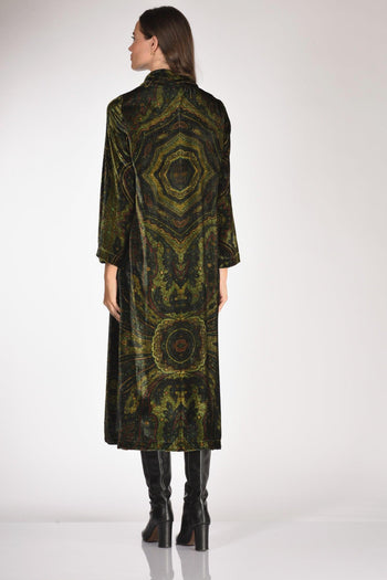 Abito Stampato Verde Donna - 5